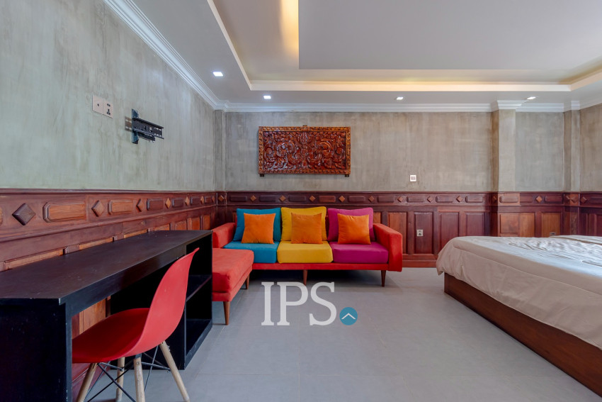 45 Sqm Renovated Studio Apartment For Rent - Slor Kram, Siem Reap