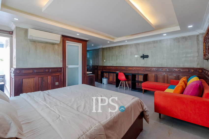 45 Sqm Renovated Studio Apartment For Rent - Slor Kram, Siem Reap
