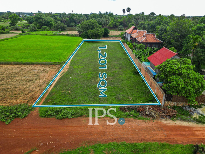 1,201 Sqm Land For Sale - Chreav, Siem Reap