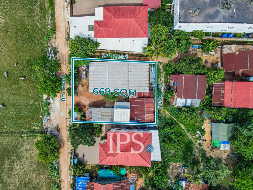 669 Sqm Land For Rent - Sala Kamreuk, Siem Reap