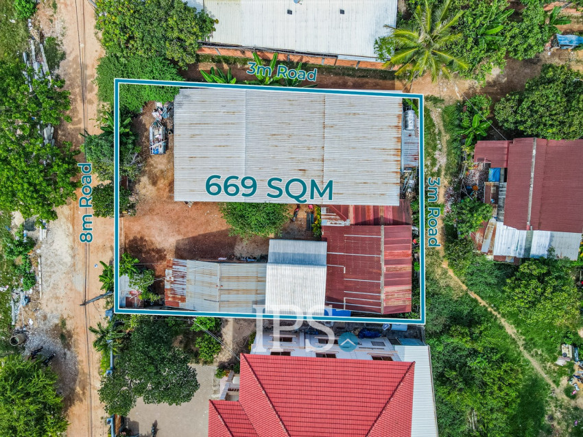 669 Sqm Land For Rent - Sala Kamreuk, Siem Reap