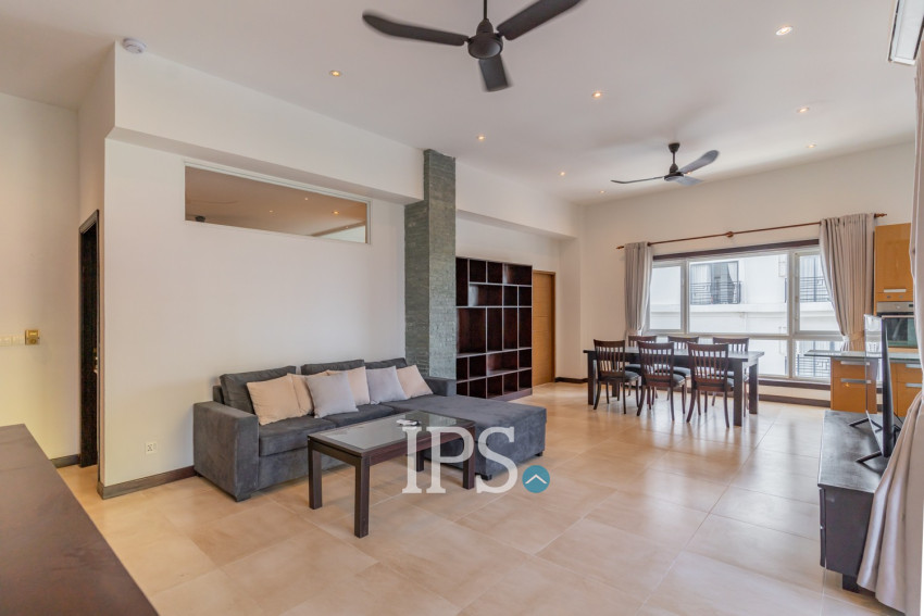 3 Bedroom Serviced Apartment For Rent - Tonle Bassac, Phnom Penh