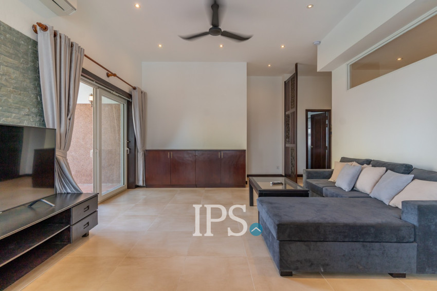 3 Bedroom Serviced Apartment For Rent - Tonle Bassac, Phnom Penh
