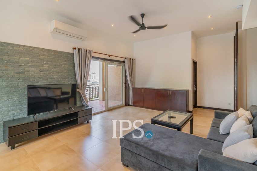 3 Bedroom Serviced Apartment For Rent - Tonle Bassac, Phnom Penh