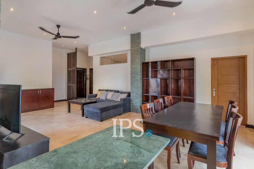 3 Bedroom Serviced Apartment For Rent - Tonle Bassac, Phnom Penh