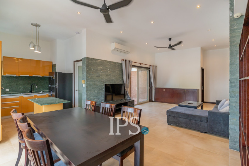 3 Bedroom Serviced Apartment For Rent - Tonle Bassac, Phnom Penh