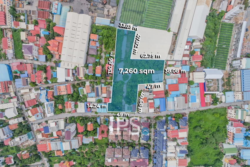 7,260 Commercial Land For Rent - Beoung Tumpun 1, Phnom Penh