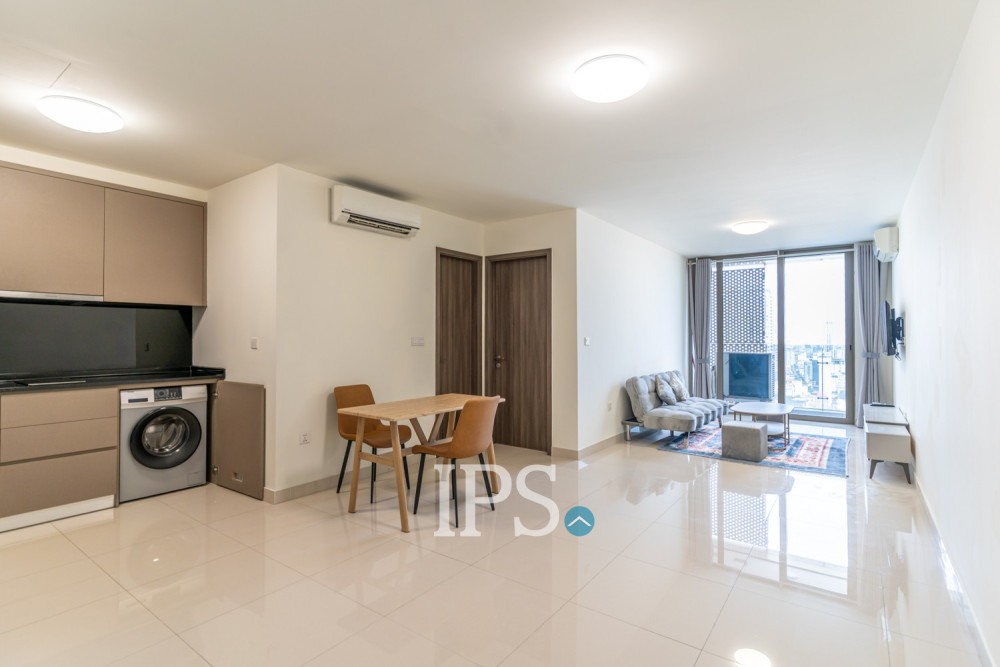 28th Floor 1 Bedroom Condo For Sale - The Peak, Tonle Bassac, Phnom Penh - Image 2