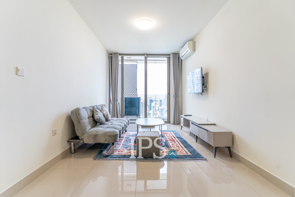 28th Floor 1 Bedroom Condo For Sale - The Peak, Tonle Bassac, Phnom Penh - Image 3