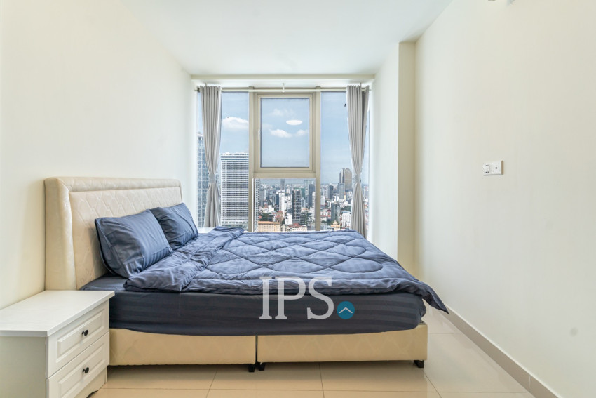 28th Floor 1 Bedroom Condo For Sale - The Peak, Tonle Bassac, Phnom Penh