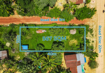 567 Sqm Land For Sale - Sambour, Siem Reap thumbnail