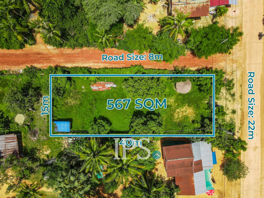 567 Sqm Land For Sale - Sambour, Siem Reap
