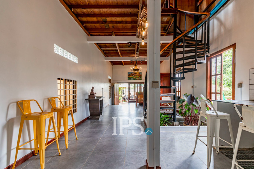 3 Bedroom Wooden Villa For Rent - Chreav, Siem Reap