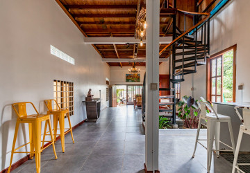 3 Bedroom Wooden Villa For Rent - Chreav, Siem Reap thumbnail