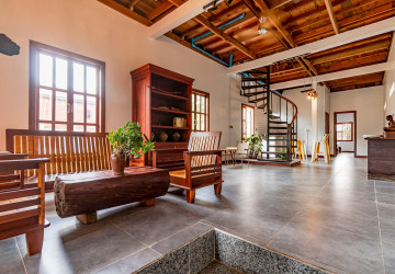 3 Bedroom Wooden Villa For Rent - Chreav, Siem Reap thumbnail
