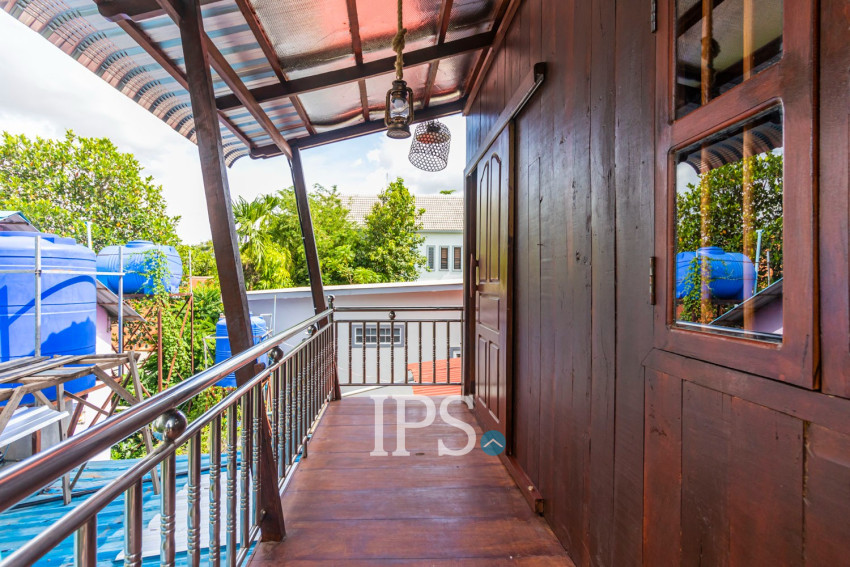 3 Bedroom Wooden Villa For Rent - Chreav, Siem Reap