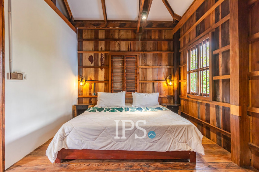 3 Bedroom Wooden Villa For Rent - Chreav, Siem Reap