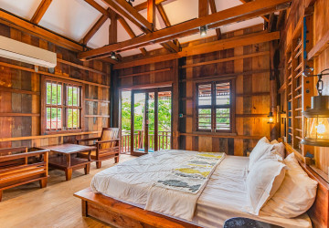 3 Bedroom Wooden Villa For Rent - Chreav, Siem Reap thumbnail