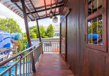 3 Bedroom Wooden Villa For Rent - Chreav, Siem Reap thumbnail