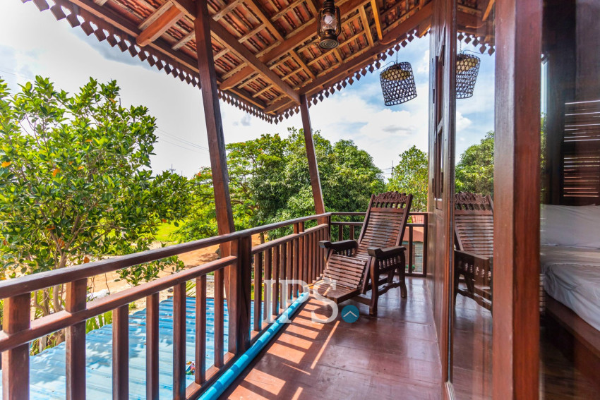 3 Bedroom Wooden Villa For Rent - Chreav, Siem Reap