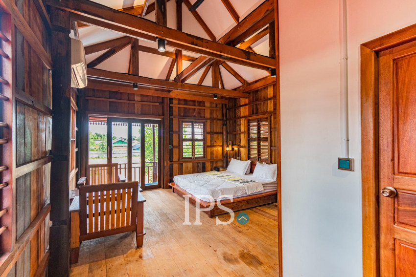 3 Bedroom Wooden Villa For Rent - Chreav, Siem Reap