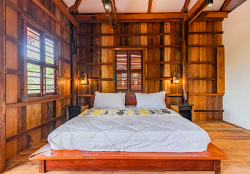 3 Bedroom Wooden Villa For Rent - Chreav, Siem Reap thumbnail