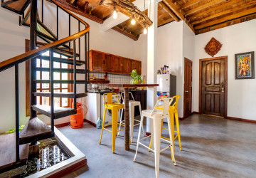 3 Bedroom Wooden Villa For Rent - Chreav, Siem Reap thumbnail