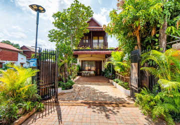 3 Bedroom Wooden Villa For Rent - Chreav, Siem Reap thumbnail