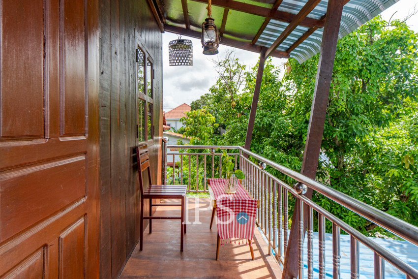 3 Bedroom Wooden Villa For Rent - Chreav, Siem Reap