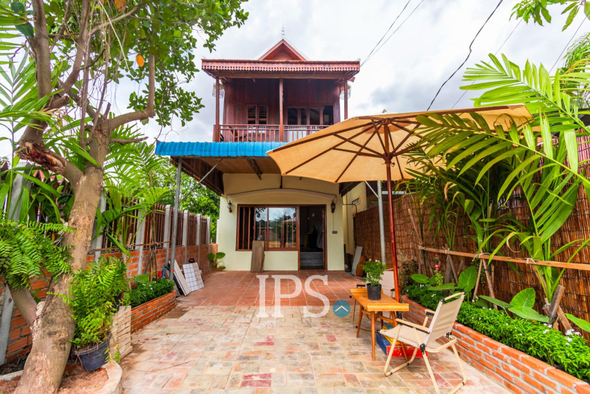 3 Bedroom Wooden Villa For Sale - Chreav, Siem Reap