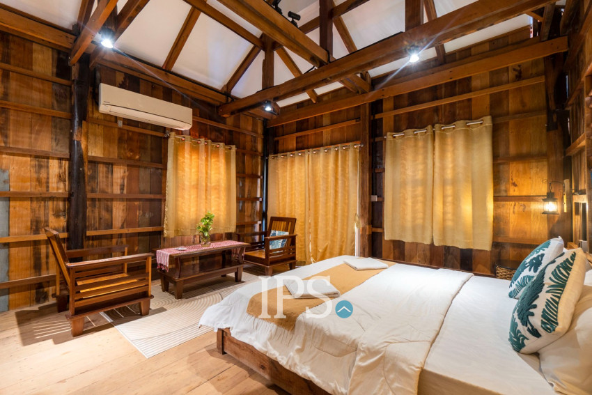 3 Bedroom Wooden Villa For Sale - Chreav, Siem Reap