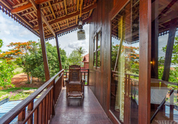 3 Bedroom Wooden Villa For Sale - Chreav, Siem Reap thumbnail