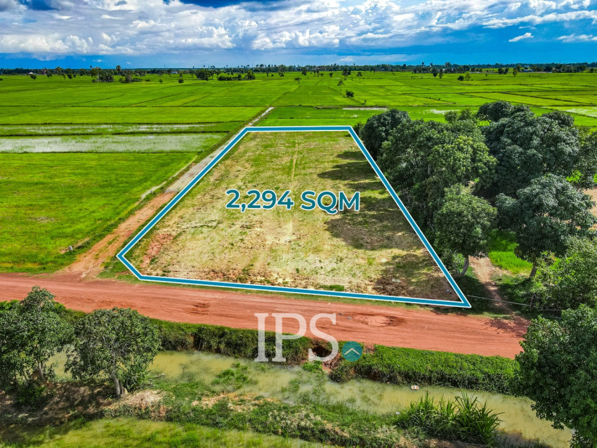 2,294 Sqm Land For Sale - Mean Chey, Prasat Bakong, Siem Reap