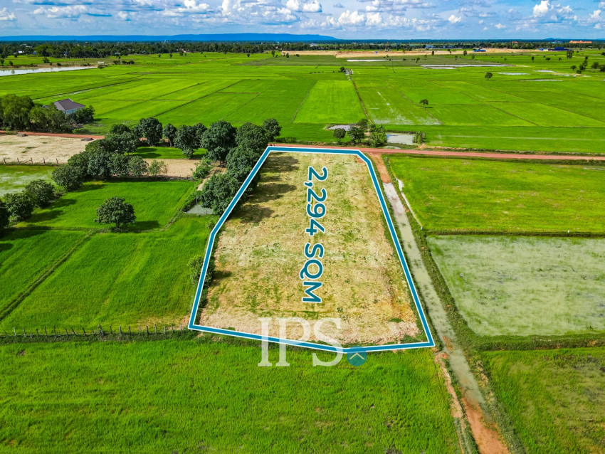2,294 Sqm Land For Sale - Mean Chey, Prasat Bakong, Siem Reap