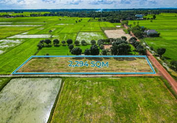2,294 Sqm Land For Sale - Mean Chey, Prasat Bakong, Siem Reap thumbnail