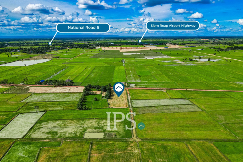 2,294 Sqm Land For Sale - Mean Chey, Prasat Bakong, Siem Reap