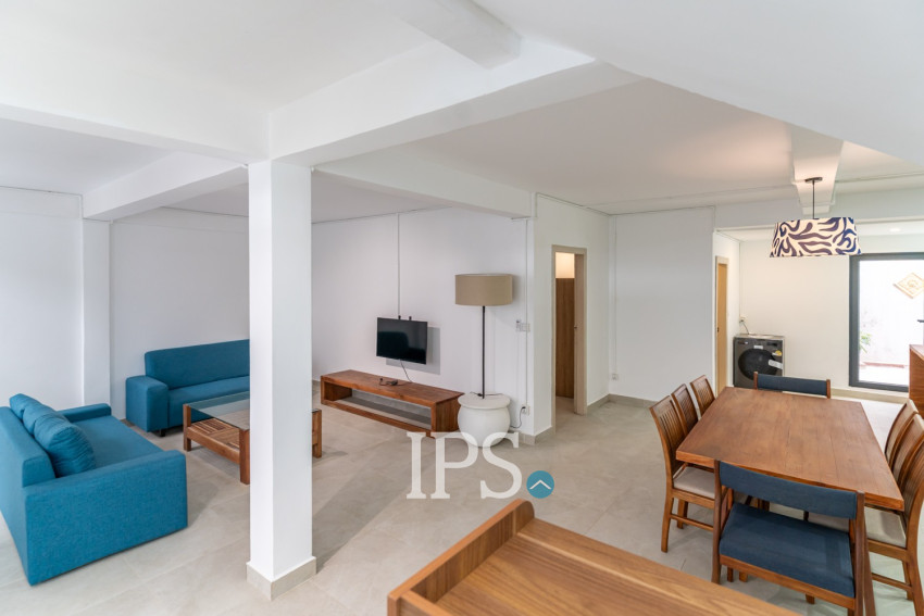Duplex 5 Bedroom Renovated Apartment For Rent - Tonle Bassac, Phnom Penh