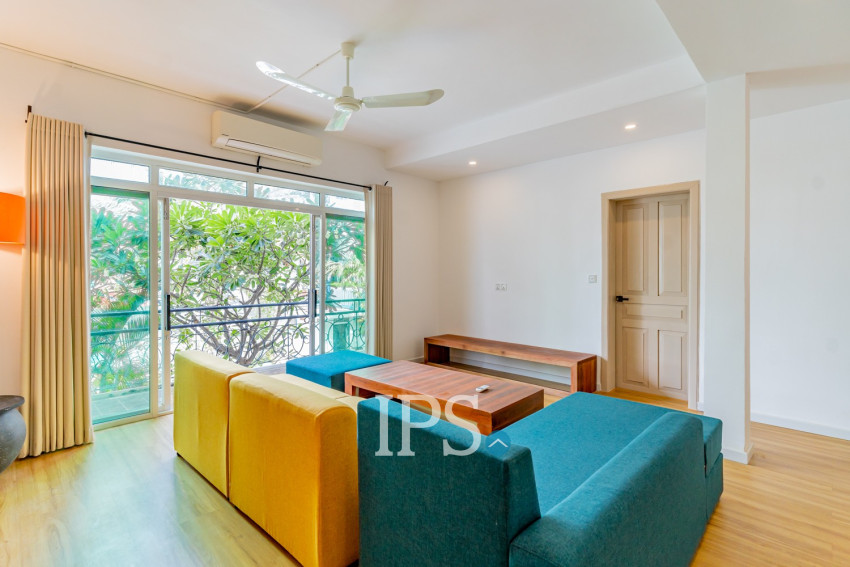 Renovated 3 Bedroom Apartment For Rent - Tonle Bassac, Phnom Penh