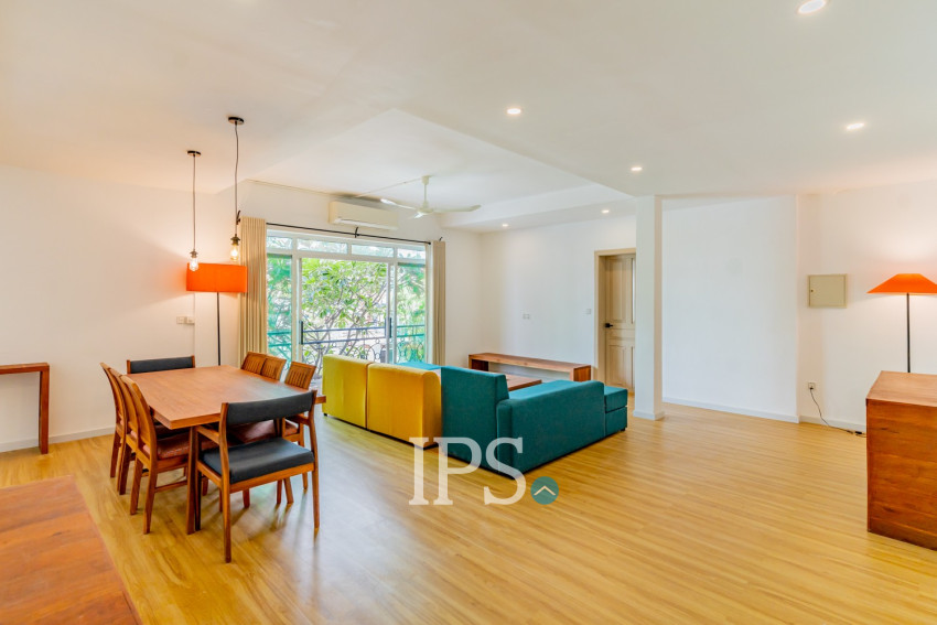 Renovated 3 Bedroom Apartment For Rent - Tonle Bassac, Phnom Penh