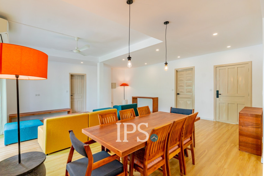 Renovated 3 Bedroom Apartment For Rent - Tonle Bassac, Phnom Penh