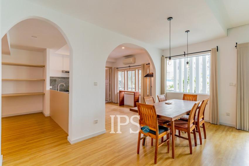 Renovated 3 Bedroom Apartment For Rent - Tonle Bassac, Phnom Penh