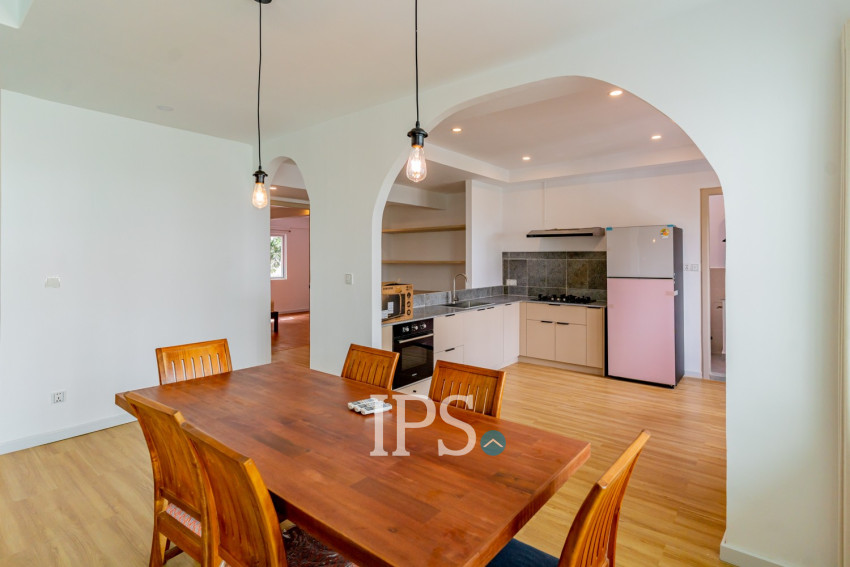 Renovated 3 Bedroom Apartment For Rent - Tonle Bassac, Phnom Penh