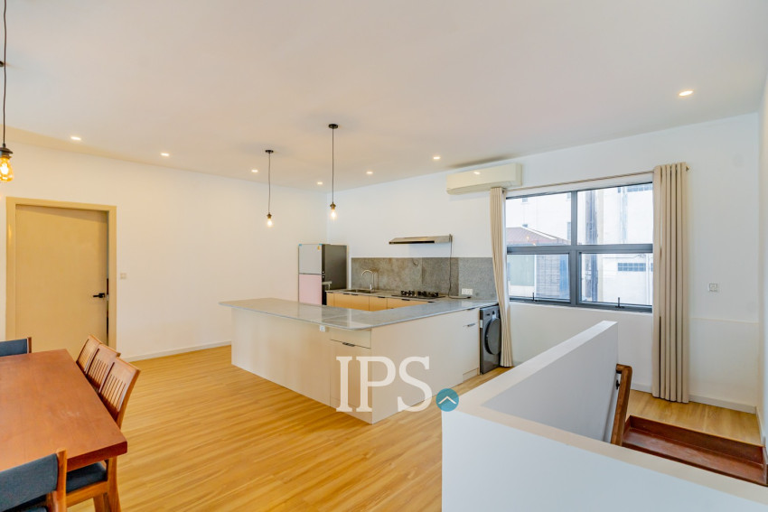 Renovated 3 Bedroom Apartment For Rent - Tonle Bassac, Phnom Penh