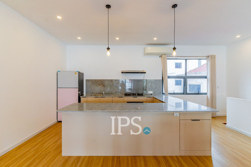 Renovated 3 Bedroom Apartment For Rent - Tonle Bassac, Phnom Penh