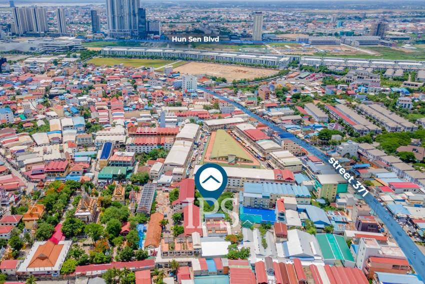 1,264 Sqm Corner Land For Rent - Beoung Tumpun 2, Phnom Penh