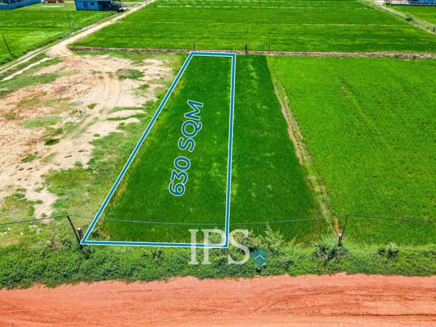 630 Sqm Land For Sale - Chreav, Siem Reap