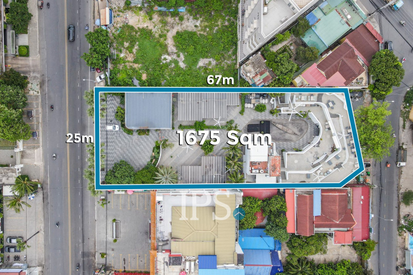 1675 Sqm Commercial Space For Rent - Beoung Kak 2, Phnom Penh