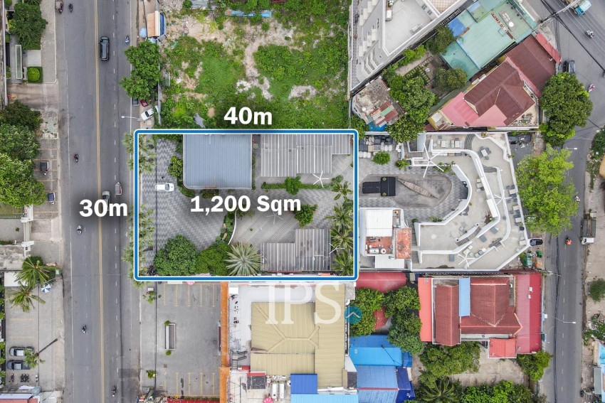 1,200 Sqm Commercial Space For Rent - Beoung Kak 2, Phnom Penh