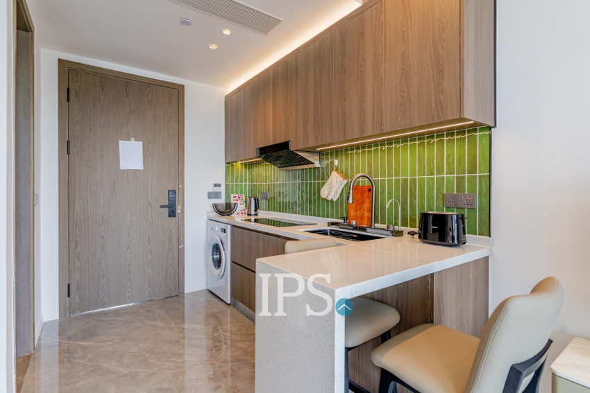 30 Sqm Studio Serviced Apartment For Rent - Tonle Bassac, Phnom Penh