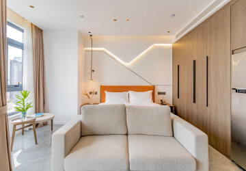 30 Sqm Studio Serviced Apartment For Rent - Tonle Bassac, Phnom Penh thumbnail
